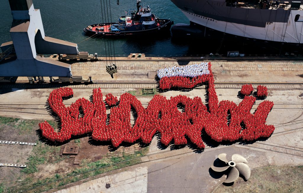 Monika Sosnowska’s “Stairs” and Piotr Uklański’s “Solidarity”