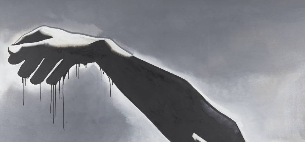 Wilhelm Sasnal, “Crawl in Black/Kraul Czarnego”